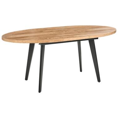 DUTTON - Uitschuifbare eettafel - Bruin - MDF product