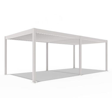 Orion Deluxe overkapping elektrisch met LED 360 x 720 cm lichtgrijs product