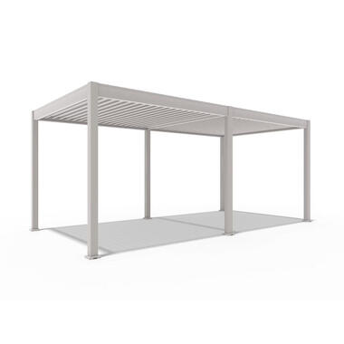 Orion Deluxe overkapping elektrisch met LED 300 x 600 cm grijs product