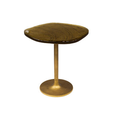 Fraaai - Benny bijzettafel S - goud antiek finish product