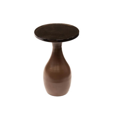 Fraaai - Benny bijzettafel druppel S - koper antiek finish product