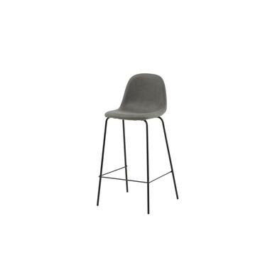 Svea - Selo barkruk 77 cm - lederlook - grijs product