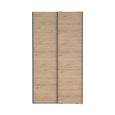 Hioshop Como schuifdeurkast 2 deuren 120x220cm eikdecor product