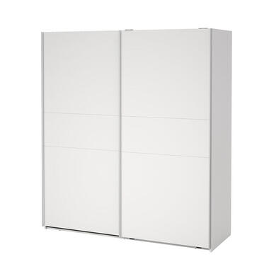 Hioshop Como schuifdeurkast 2 deuren 180x200cm wit product