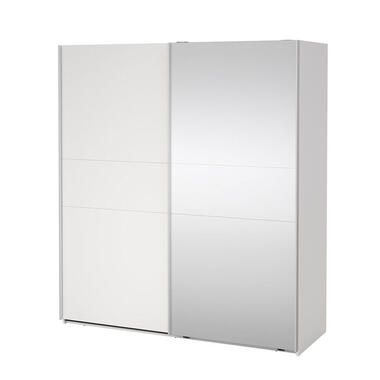 Hioshop Como schuifdeurkast 2 deuren 180x200cm wit product