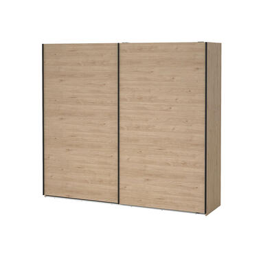 Hioshop Como schuifdeurkast 2 deuren 245x220cm eikdecor product