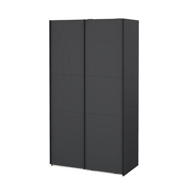 Hioshop Como schuifdeurkast 2 deuren 120x220cm mat grijs product
