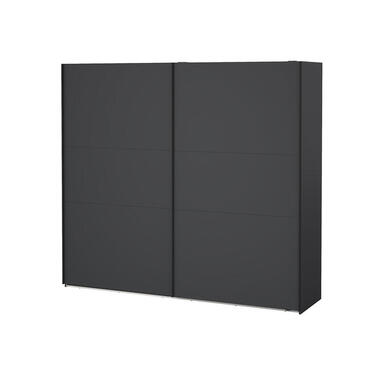 Hioshop Como schuifdeurkast 2 deuren 245x220cm mat grijs product