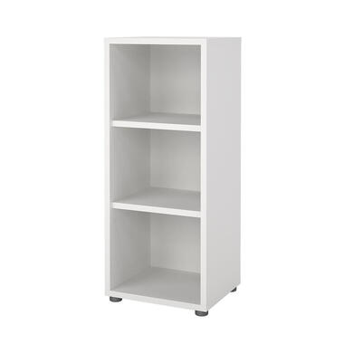 Hioshop Prima wandkast 3 vakken wit