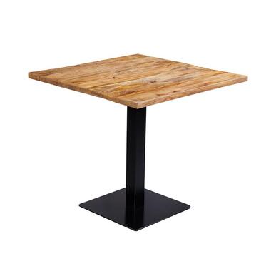 Mangohoutonline - Horecatafel Vierkant 80x80cm Vierkant - Bruin - Mahom product
