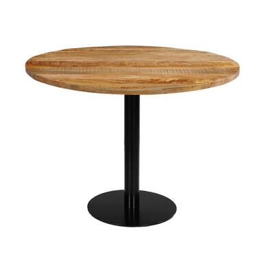 Mangohoutonline - Horecatafel Rond Ø100cm Rond - Bruin - Mahom product
