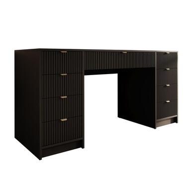 Meubella - Bureau Tavares 2 - Zwart - 154 cm product