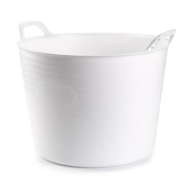 Plasticforte Flexibele kuip - wit - 42 liter - 45 x 38 cm product