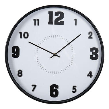 Ostaria Wandklok/muur klok - D40 cm - kunststof - keuken/kamer product