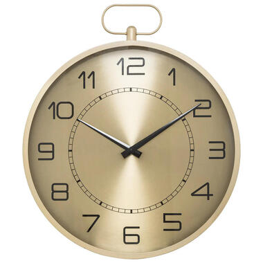 Atmosphera Wandklok Pocketwatch - D53 cm - metaal - goud metallic product