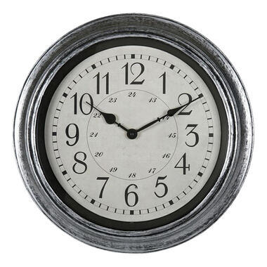 Ostaria Wandklok/muur klok - Old School - D40 cm - kunststof product