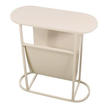 LOFT42 Frits Bijzettafel met Tijdschriften- of Krantenbak Beige product
