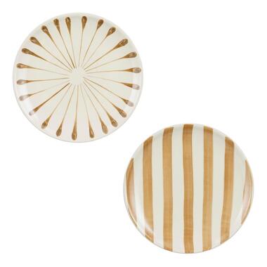 Mica Decorations Elsie Ontbijtbord - 1 Bord Willekeurig