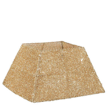 Mica Decorations Kerstboomrok - L50 x B50 x H30 cm - Goud product