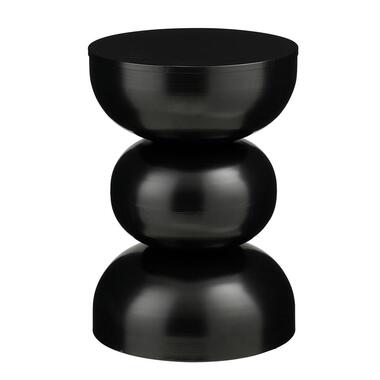 Mica Decorations Luna Bijzettafel - H46 x Ø32 cm - IJzer - Zwart product