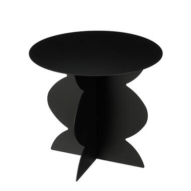 Mica Decorations Rafi Bijzettafel - H40 x Ø45 cm - IJzer - Zwart product