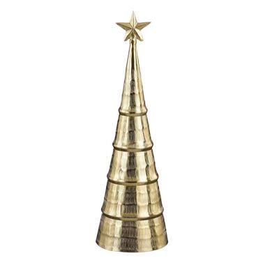 Mica Decorations Decoratie kerstboom goud - H43 x Ø13 cm