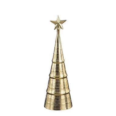 Mica Decorations Decoratie boom goud - h36xd11cm