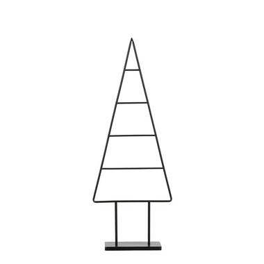 Mica Decorations Decoratie kerstboom zwart - l34cm x b12cm -↕90cm