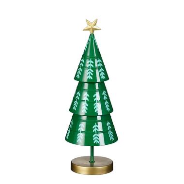Mica Decorations Decoratie kerstboom groen - h46xd13cm