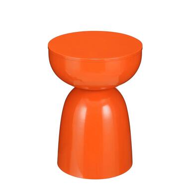 Mica Decorations Elliot Bijzettafel - H45 x Ø32 cm - IJzer - Oranje product