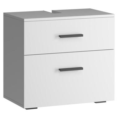 Malika - Wastafelonderkast 60 cm met 1 klep 1 lade in antraciet wit product