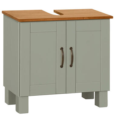 Alby - Wastafelonderkast 60 cm met 2 deuren in groen product