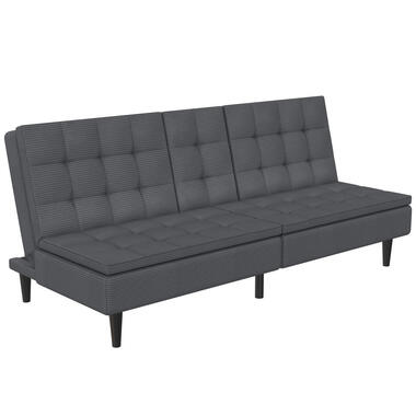 Maine - Slaapbank in antraciet ribstof product
