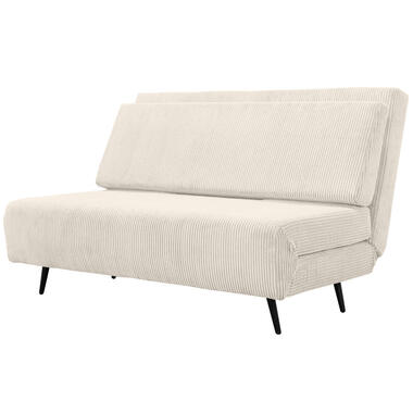 Mallory - Slaapbank 140 cm in crèmekleurige stof product