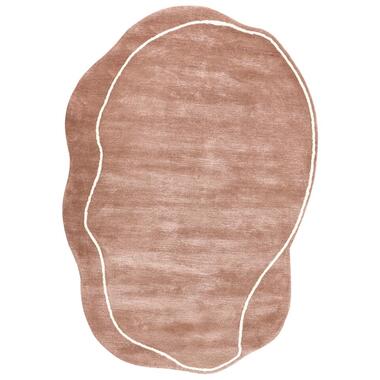 DERA - Vloerkleed - Bruin - 160 x 230 cm - Viscose product