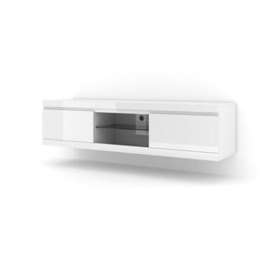 NET TV meubel ladekast 180 cm hangend of staand wit mat / glanzend product