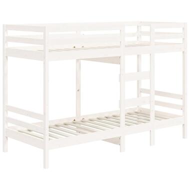 vidaXL - Stapelbed - Wit - Grenenhout - 75 x 190 cm product