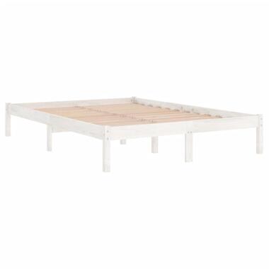 vidaXL - Bedframe - Wit - Hout - 150 x 200 cm - 5FT King size product