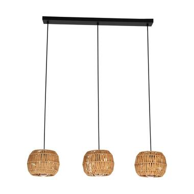 EGLO Sheldon Hanglamp - E27 - 91 cm - Bruin/Zwart - Papier product