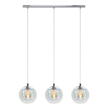 EGLO Ariscani 2 Hanglamp - E27 - 76,5 cm - gekleurd glas - Chroom product