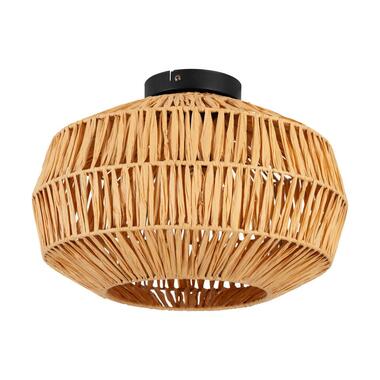 EGLO Sheldon Plafondlamp - E27 - Ø 38 cm - Bruin/Zwart - Papier product