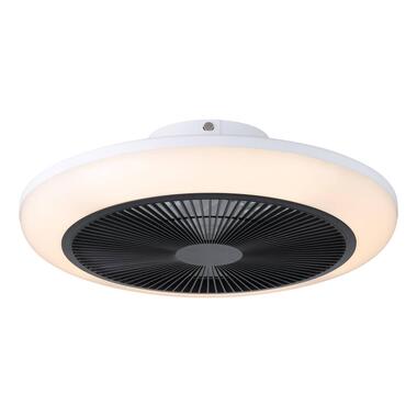 EGLO Sayulita 1 Plafondlamp met ventilator - 46 cm - Zwart/Wit - 3 Standen product