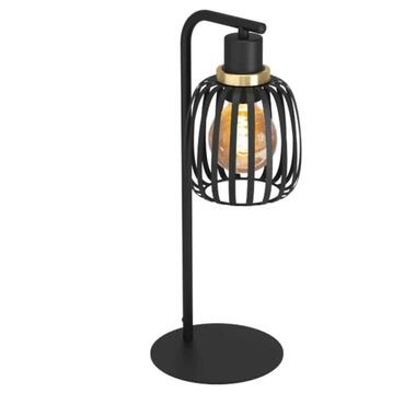 EGLO Pocicas Tafellamp - E27 - 50 cm - Zwart/Goud product