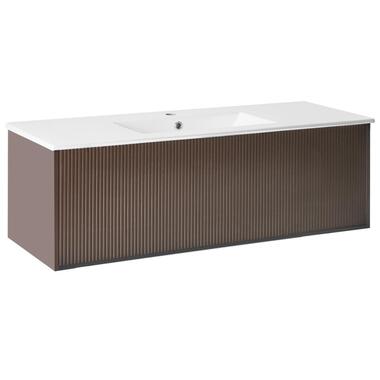 MADIDI - Wastafelmeubel - Lichtbruin - 120 cm - Hout product