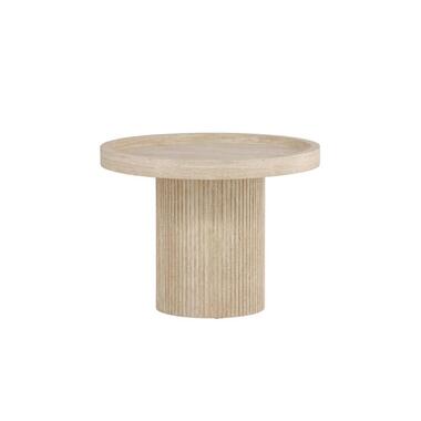 Svea - Bjørn ronde bijzettafel - ø60 cm - travertinlook product