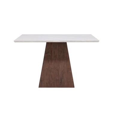 Svea - Clara vierkante eettafel - 120 x 120 cm - marmerlook product