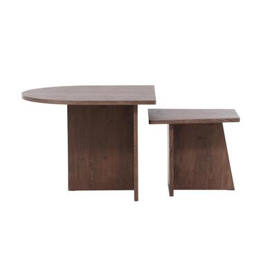 Svea - Alice salontafels - set van 2 - mokka product