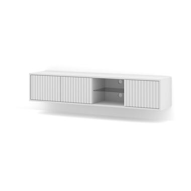 Homlando - Wandgemonteerd TV-meubel - Wit - Mita - 31x156x31 cm product
