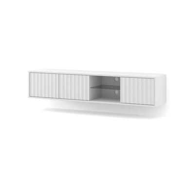 Homlando - Wandgemonteerd TV-meubel - Wit - Vina - 31x156x31 cm product