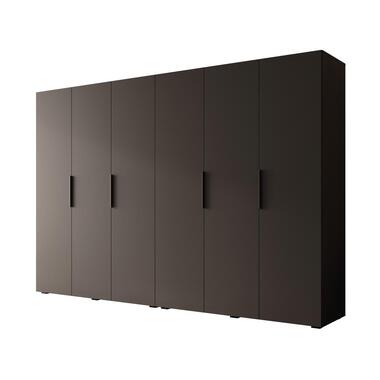 Meubella - Kledingkast Marquesa - Zwart - 300 cm product